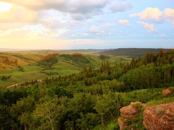 A beautiful prairie landscape.